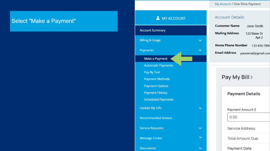 step 1 in-person payment
