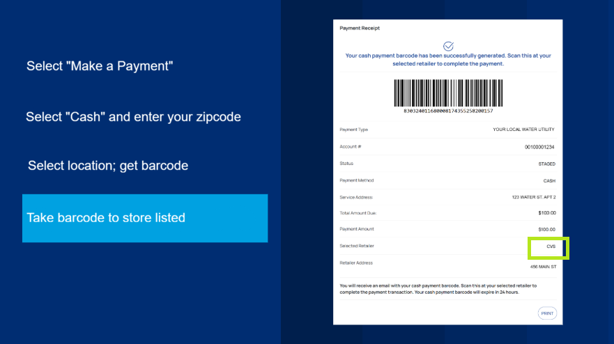 step 4b in person payment